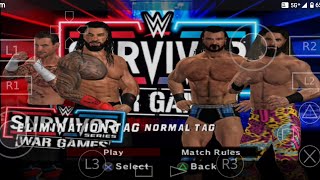 ROMAN AND CM PUNK VS SETH ROLLINS AND DRAW MCINTYRE imredvilen wwe2k23 [upl. by Maire]