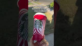 Starbucks holiday cup starbucks christmas navidad coffee cafe happyholidays holiday gift [upl. by Gerrard]