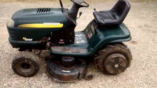 Craftsman LT1000 Lawn Tractor Review [upl. by January89]