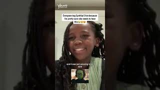 Young Elphaba gushes on friendship with Cynthia Erivo on set of Wicked shorts [upl. by Cid]