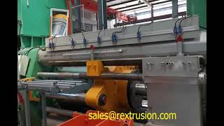 7075 Hard Alloy Aluminium Extrusion Press Machine Line With Die Heating System 4500Ton [upl. by Gereron822]