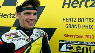 Moto2™ Silverstone 2013  Scott Redding interview [upl. by Ekal]