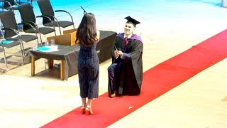 THE BEST PROPOSAL EVER AT GRADUATION MUKBANG [upl. by Gilda]