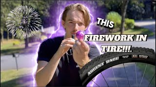 Inflate TIRE With FIREWORK [upl. by Annil]