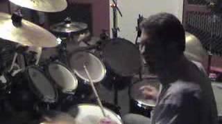 Drum Lesson  John Bonham Triplets Vanz Drumming [upl. by Nannerb]