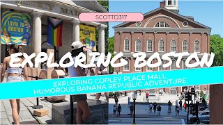 Exploring Government Center Faneuil Hall amp Quincy Market Boston Street View [upl. by Remle]