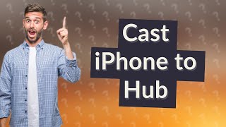 How to cast from iPhone to Google Home Hub [upl. by Hanikas]