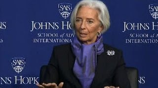 IMF head talks Ukraine global economy [upl. by Silera]