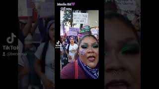 marcha feminista en Guadalajara 2024 [upl. by Annuahsal]