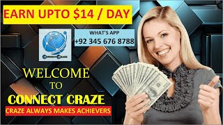 CONNECT CRAZE PRESENTATION  MAFAQ GLOBAL MARKETING  ONLINE EARNING  EARN UPTO 14 DOLLARS A DAY [upl. by Otreblasiul]