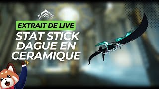 Demo Khora nouveau stat stick incarnons dague en céramique warframe [upl. by Rhines]