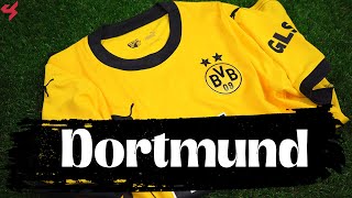 Puma Borussia Dortmund 202324 Home Jersey Unboxing  Review [upl. by Ger]