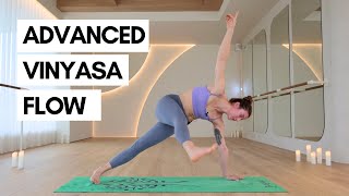 40Min Advanced Vinyasa Flow [upl. by Pedaias]