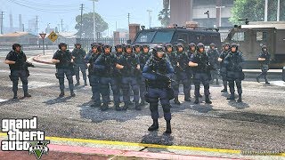 PLAYING as THE SWAT TEAM in GTA 5 [upl. by Noel]