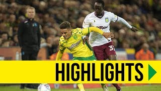 HIGHLIGHTS Norwich City 21 Aston Villa [upl. by Nahttam]