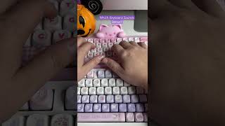 💜Which Keyboard Sounds Better Let me know in the comments gamekeyboard keyboarding asmr [upl. by Safire]