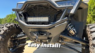 How to Install a Winch on a RZR Pro XP [upl. by Anaila499]