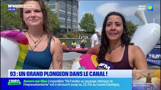 Interview FSGT 93 Nage Ton Canal 2024  BFM Paris [upl. by Copeland]