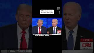 Biden Trump Has the Morals of an Alley Cat [upl. by Onimod]