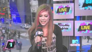 Avril Lavigne  MTV  The Seven  08032011 [upl. by Ariec424]