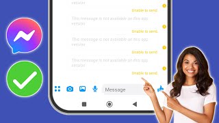 How to Fix Unable to send Message on Messenger Problem 2024 [upl. by Kannry255]