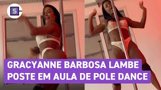 Gracyanne Barbosa lambe poste do pole dance em coreografia sensual [upl. by Bren]