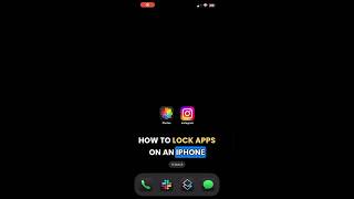 How to Lock Apps on iPhone  iOS 18 [upl. by Chaworth804]