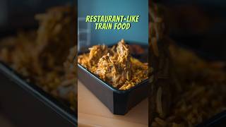 Get restaurantlike food on trains using the RailRestro app shorts goodfoodbro trainfood [upl. by Aicat]