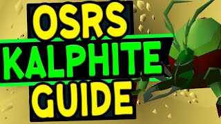 Ultimate Kalphite Slayer Guide Old School Runescape [upl. by Matta]