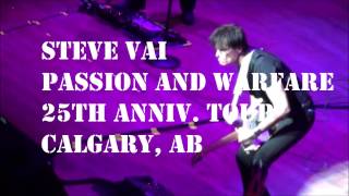 STEVE VAI Passion and Warfare 25th Anniversary Tour in Calgary HD [upl. by Aehsat]