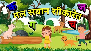 Malto Alphabets  Consonants मालतो अरपेद् Educational Video for Malto kids मालतो मकेर वीडियो [upl. by Dagley215]