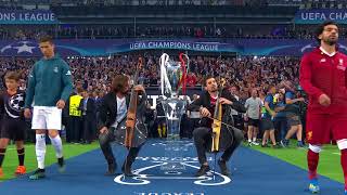 2CELLOS performance at the 2018 UEFA Champions League Final [upl. by Adraynek]