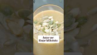 Taste the magic of Anjeer aur Khajur Milkshake infused with the nourishing power of ProV 😇 [upl. by Letty]