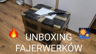 Unboxing paczki z wyrzutniami na sylwestra 20242025 🔥 [upl. by Ellenhoj]