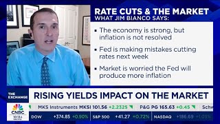 Jim Bianco joins CNBC to discuss Rising Bond Yields Impact on the Market [upl. by Anibor]