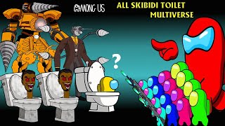 어몽어스 VS ALL BOSSES Skibidi toilet multiverse  AMONG US ANIMATION [upl. by Ainsley]