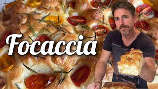 The Best Focaccia Bread Recipe Ever  How to make Italian Focaccia  No Knead Focaccia [upl. by Airotkiv740]