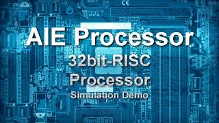 quotAIE Processorquot  32bit Pipelined RISC Processor Simulation [upl. by Akimihs]