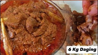 RESEP RENDANG DAGING SAPI 6 KG SEDERHANA TAPI KETAGIHAN [upl. by Sylvan]