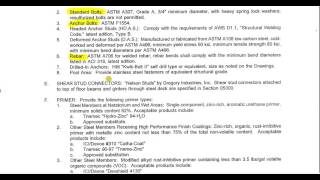 Tour of Structural Steel specifications [upl. by Rehposirhc]