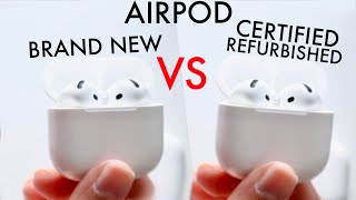 Brand New AirPods Vs Certified Refurbished AirPods Which Should You Buy [upl. by Darrick]