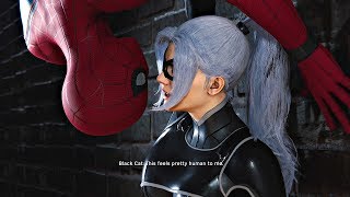 SpiderMan PS4  All Black Cat Cutscenes Spiderman Black Cat All Scenes PS4 Pro [upl. by Brittney]