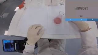 Google Glass indicates Titration End Point for the Colour Blind [upl. by Ydisahc]