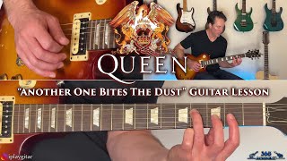 Queen  Another One Bites The Dust Guitar Lesson [upl. by Dotson]