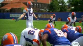 Blue Mountain State  Thad Castle headbutt [upl. by Yliab]