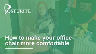 How to make your office chair more comfortable [upl. by Akeemat637]