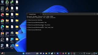 How to Create Folder using cmd windows [upl. by Rann]