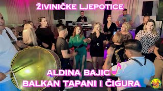 Živiničke ljepotice igraju dok svira Čigura i Tapani uz Aldinu Bajić [upl. by Netsew]