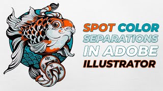 Spot Color Separations for Screen Printing In Adobe Illustrator [upl. by Niryt364]