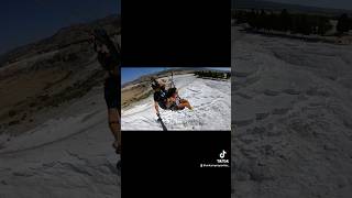 Paragliding 🪂Pamukkale Cleopatra’s pool [upl. by Airpac928]